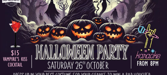 HALLOWEEN PARTY @ East Hills Hotel