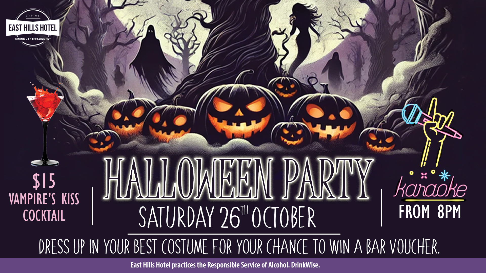 HALLOWEEN PARTY @ East Hills Hotel